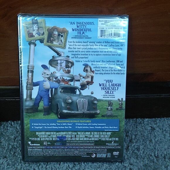 Wallace & Gromit The Curse of the Were Rabbit  NEW Sealed DVD - Picture 2 of 3